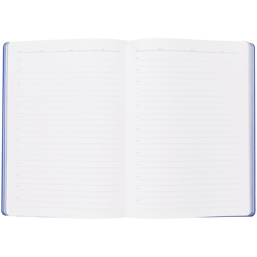 Ежедневник Flexpen, недатированный, серебристо-синий / Миниатюра WWW (1000)