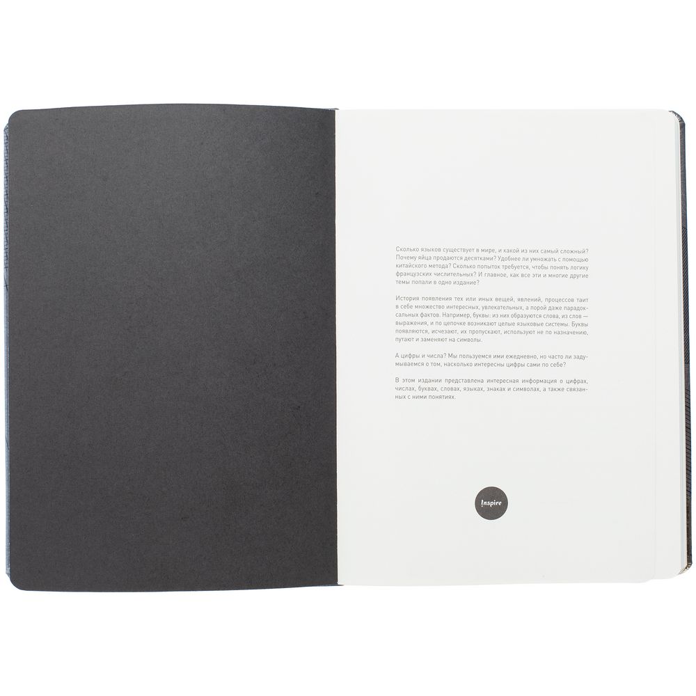 Ежедневник «Буквы-цифры», недатированный, серый / Миниатюра WWW (1000)