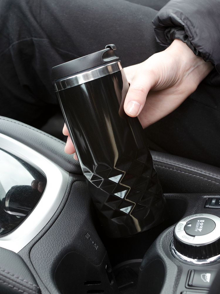 Термостакан Prism, черный / Миниатюра WWW (1000)