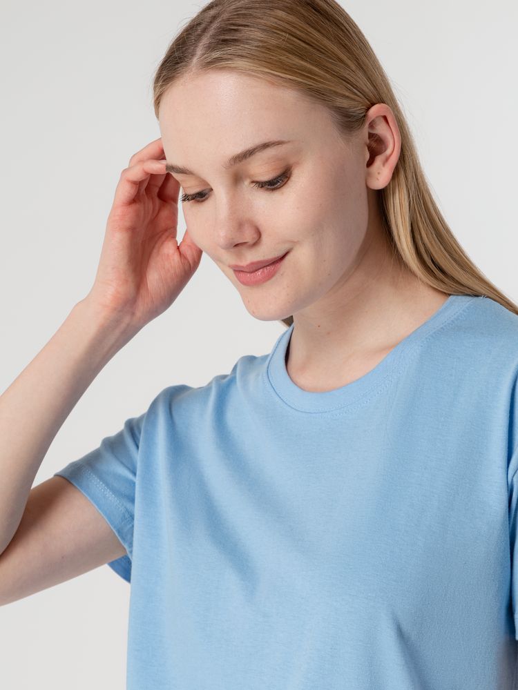 Футболка унисекс Regent 150, голубая / Миниатюра WWW (1000)