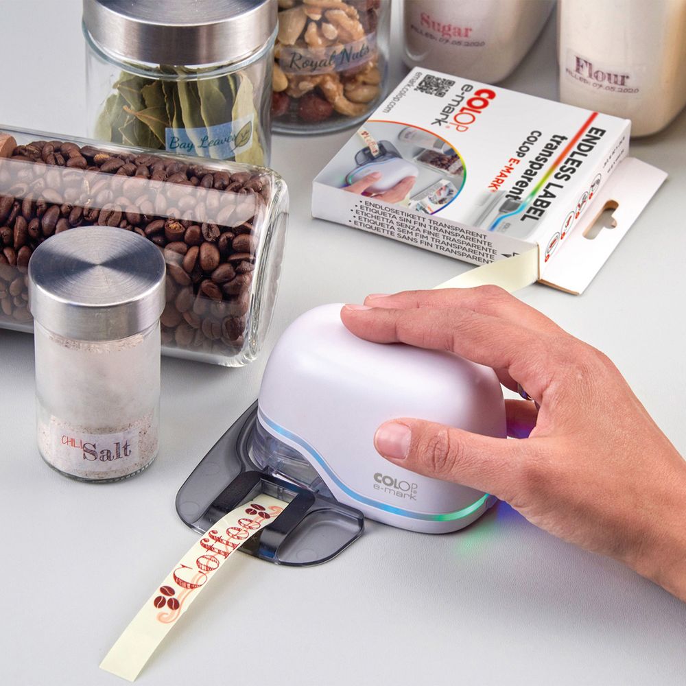 Клейкая лента для принтера Colop e-mark, прозрачная / Миниатюра WWW (1000)