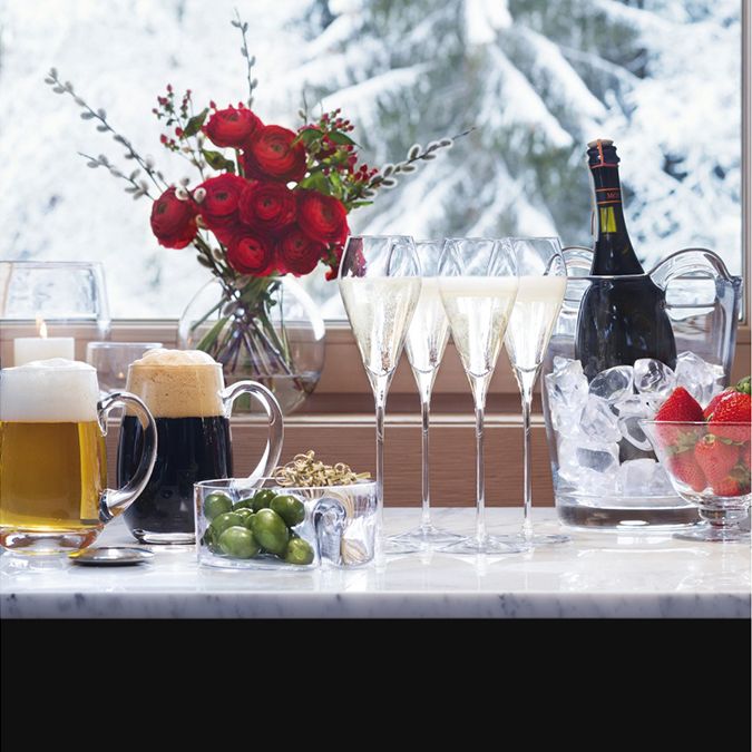 Набор из 2 малых бокалов для просекко Wine / Миниатюра WWW (1000)