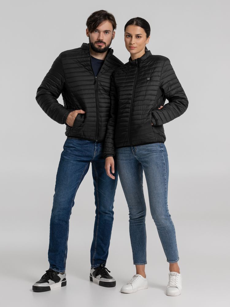 Куртка с подогревом Thermalli Meribell, черная / Миниатюра WWW (1000)