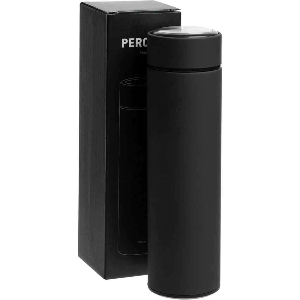 Термос с ситечком Percola, черный / Миниатюра WWW (1000)