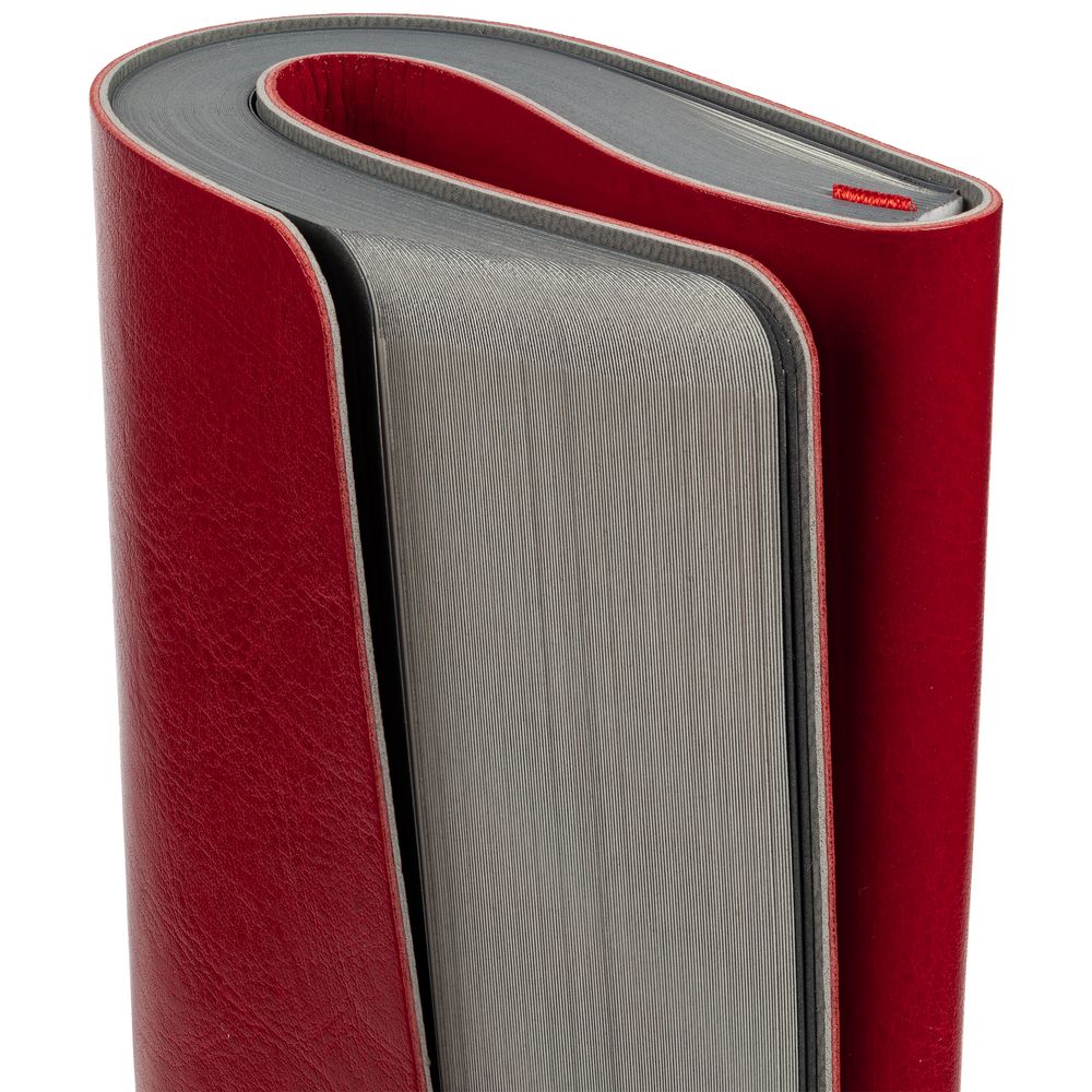 Ежедневник Slip, недатированный, красный с серым / Миниатюра WWW (1000)