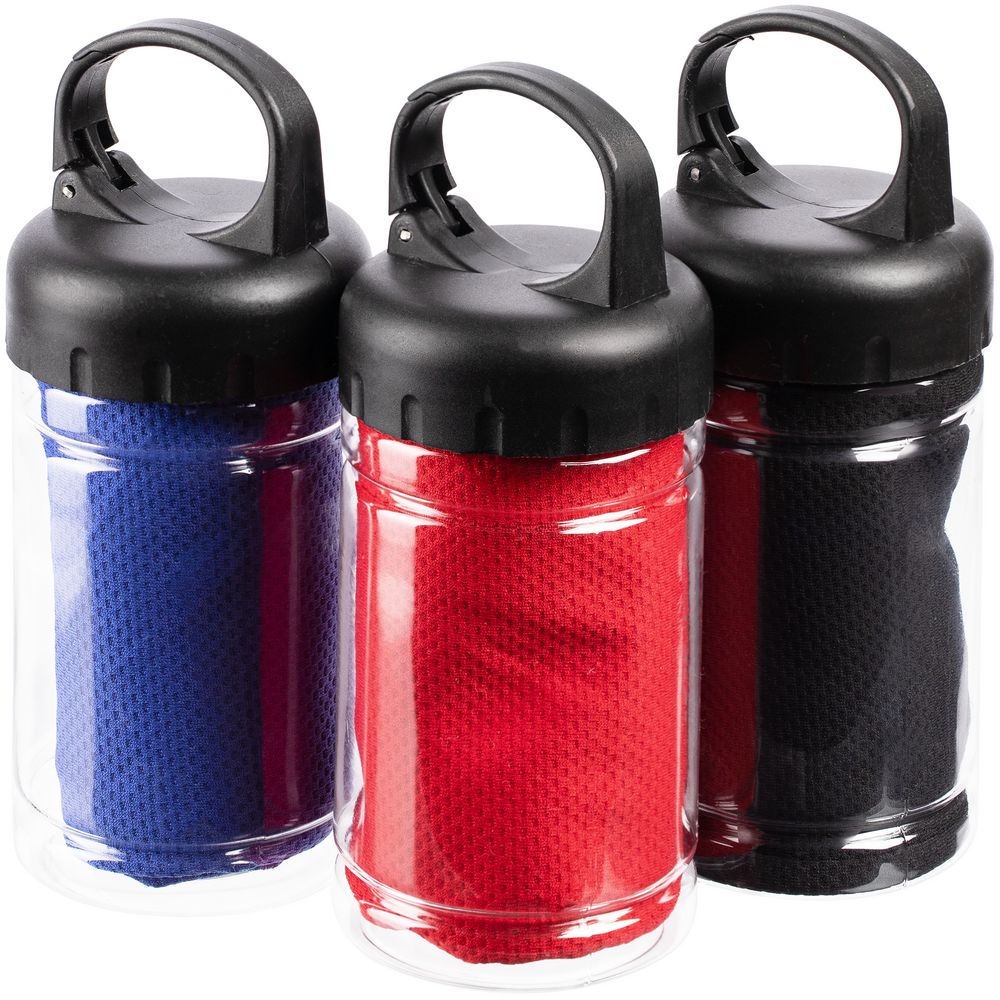 Охлаждающее полотенце Frio Mio в бутылке, синее / Миниатюра WWW (1000)