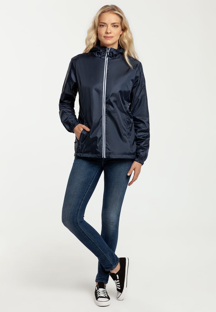 Ветровка женская Fastplant темно-синяя / Миниатюра WWW (1000)