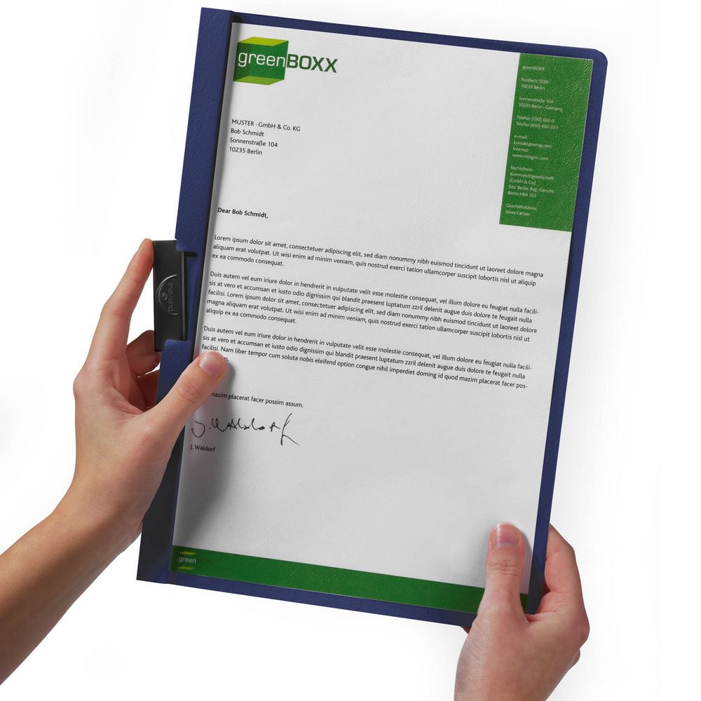 Папка Duraclip Original, черная / Миниатюра WWW (1000)