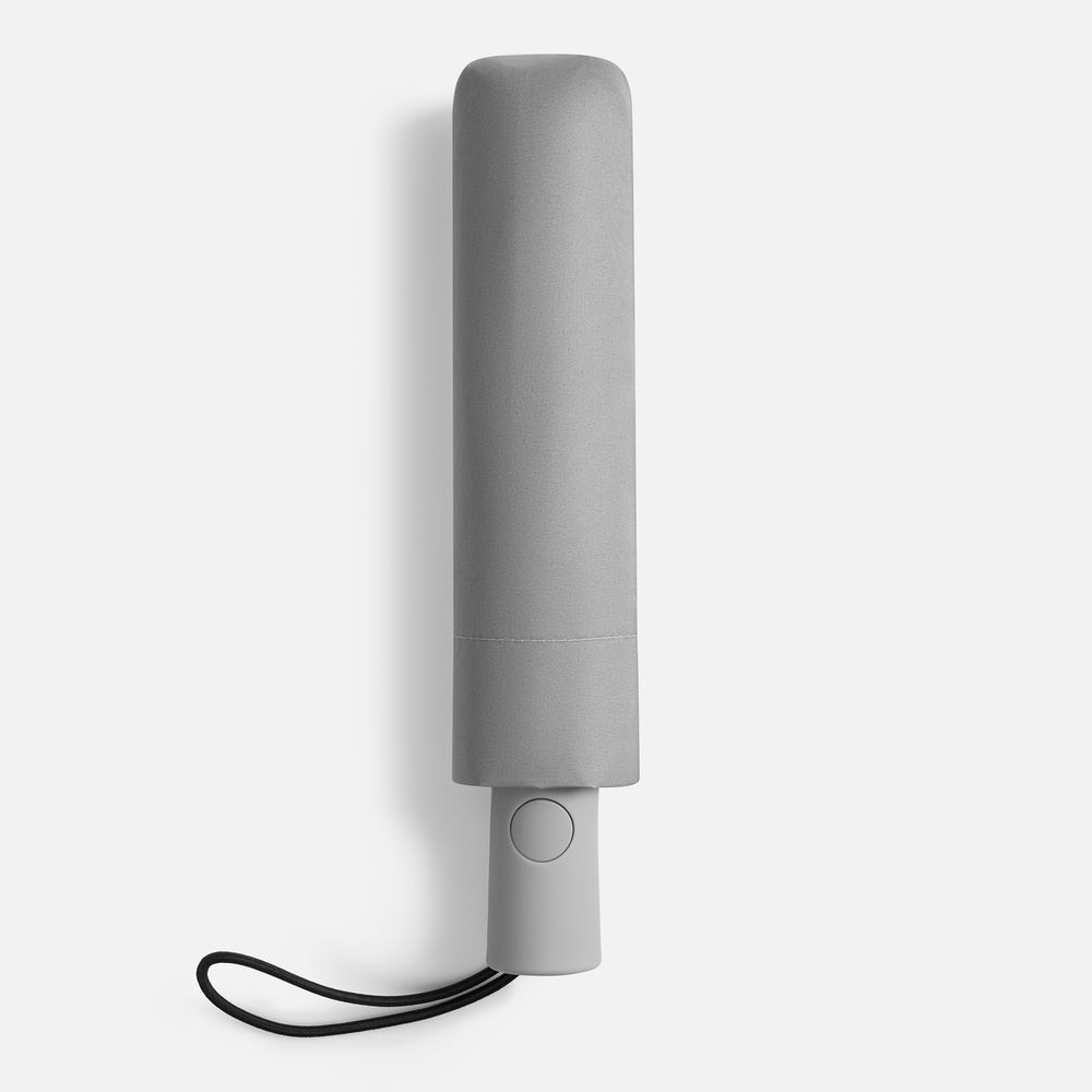 Зонт складной Hard Work с проявляющимся рисунком, серый / Миниатюра WWW (1000)