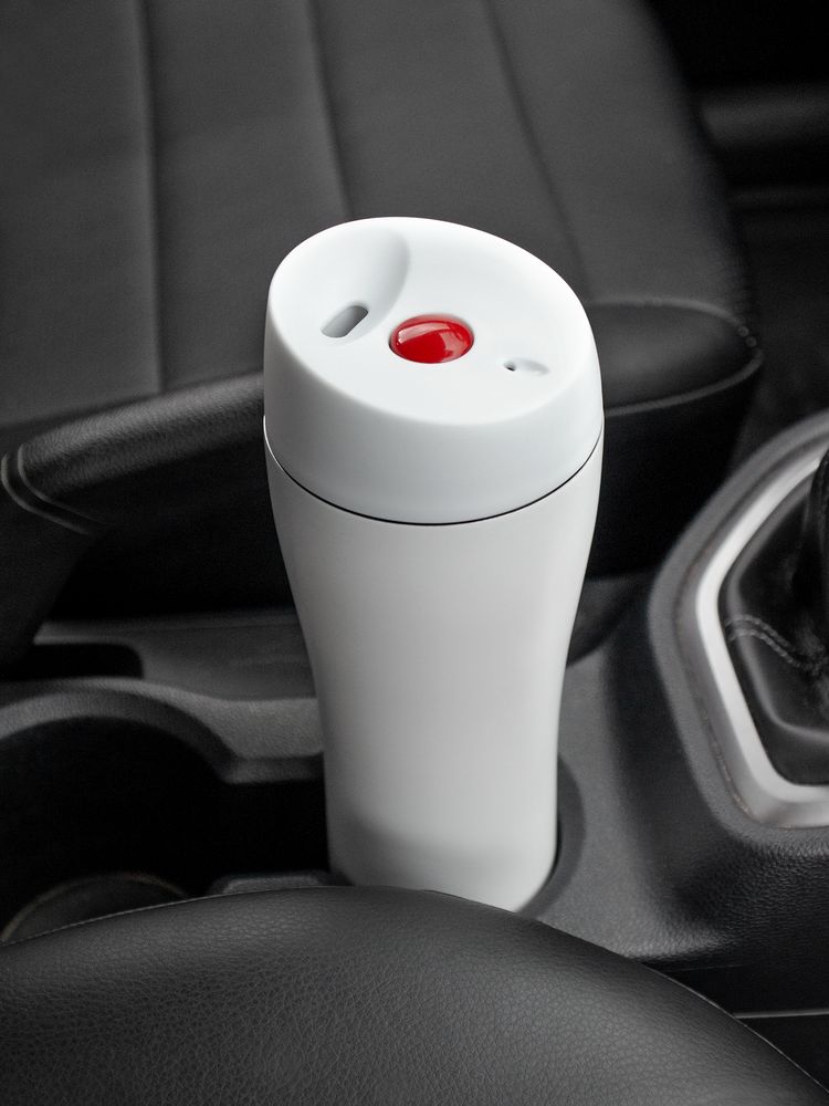 Термостакан Solingen, вакуумный, герметичный, белый / Миниатюра WWW (1000)