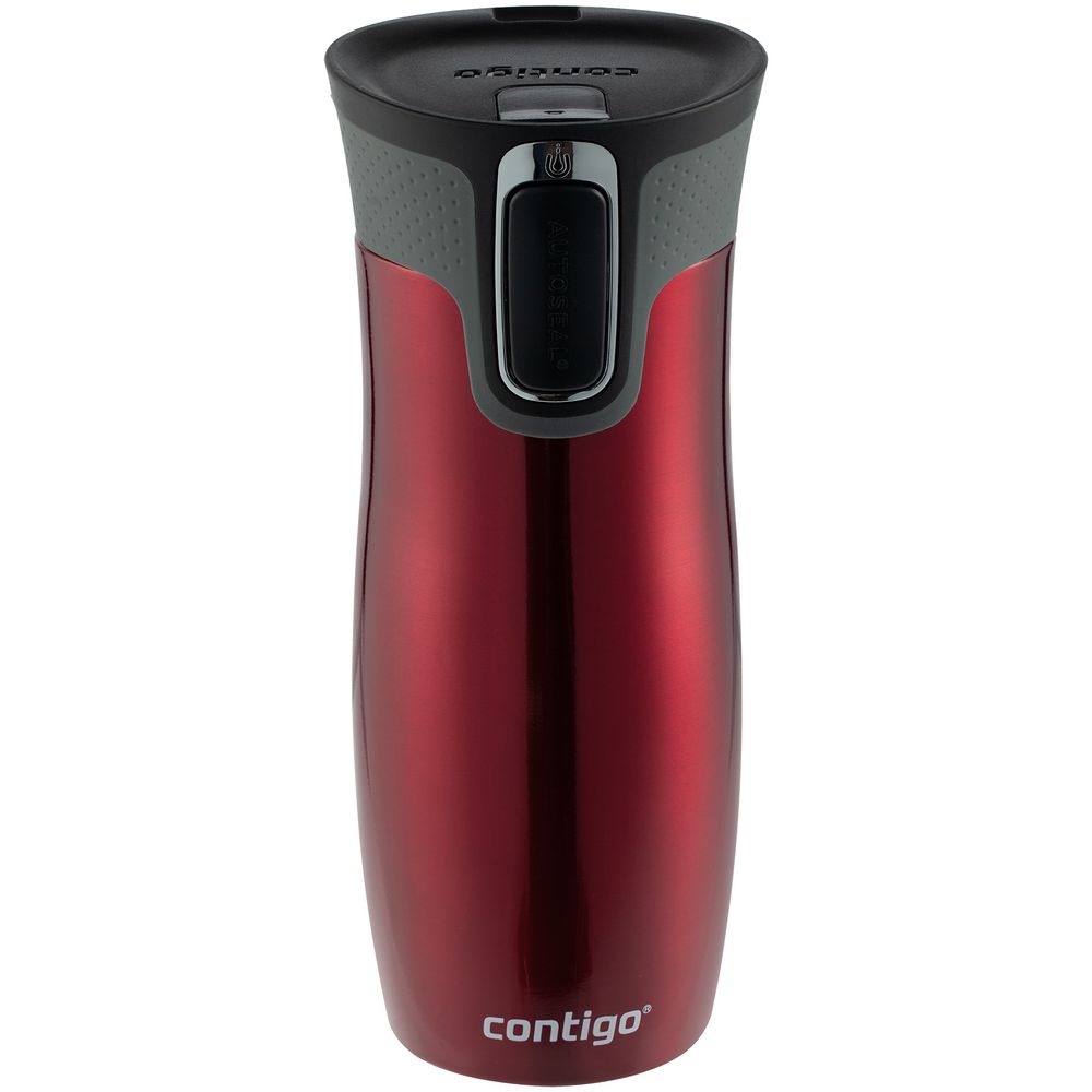 Термостакан Contigo West Loop, вакуумный, красный / Миниатюра WWW (1000)