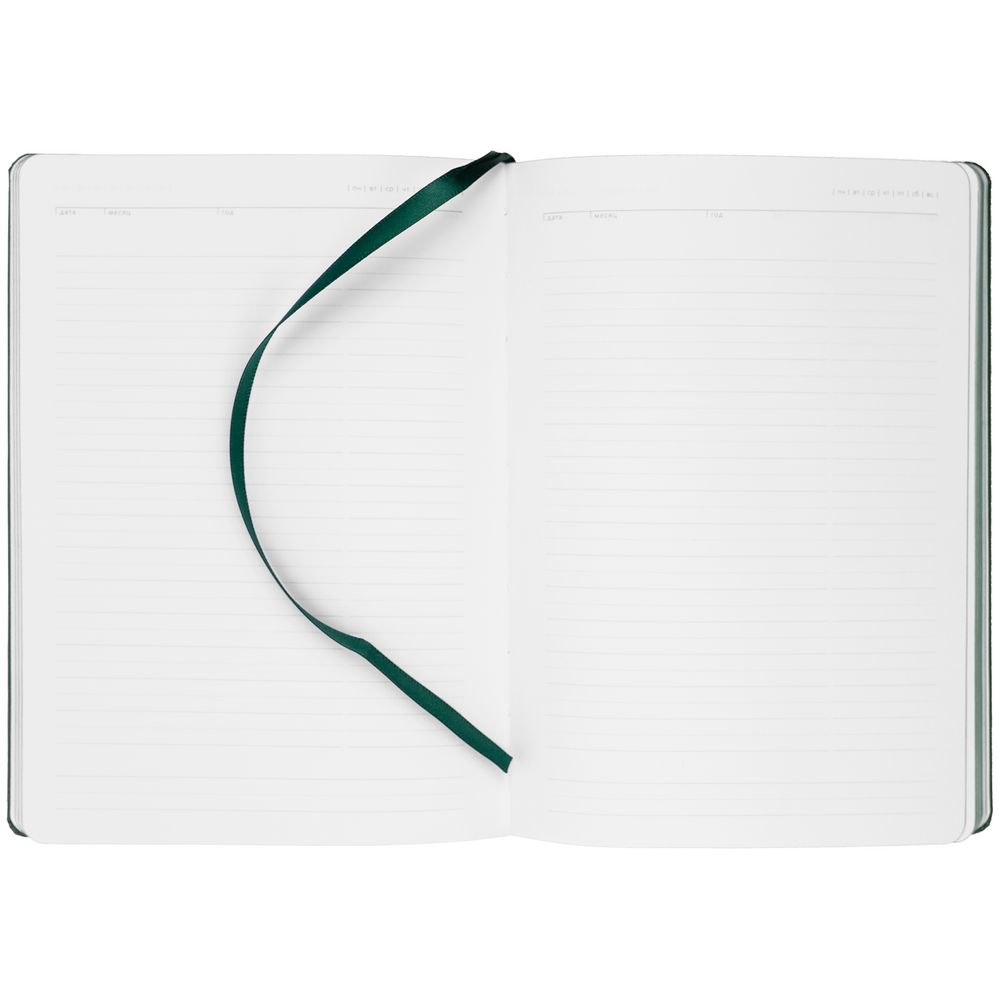 Ежедневник New Latte, недатированный, зеленый / Миниатюра WWW (1000)