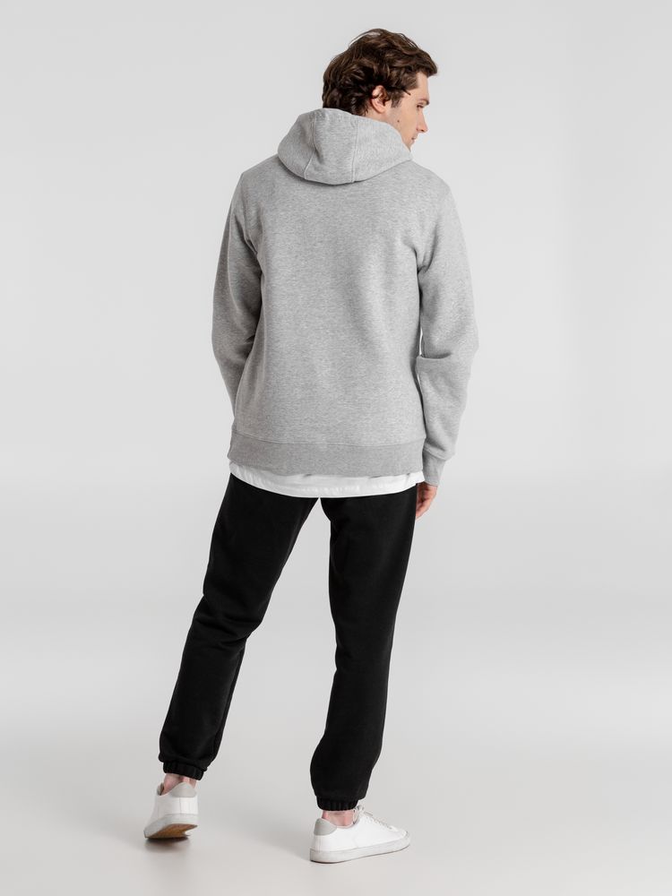 Толстовка с капюшоном унисекс King, серый меланж / Миниатюра WWW (1000)