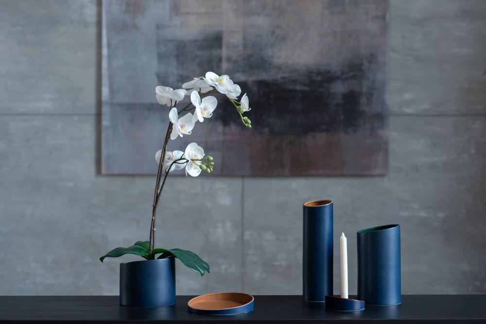 Ваза Form Fluid, малая, сине-бордовая / Миниатюра WWW (1000)