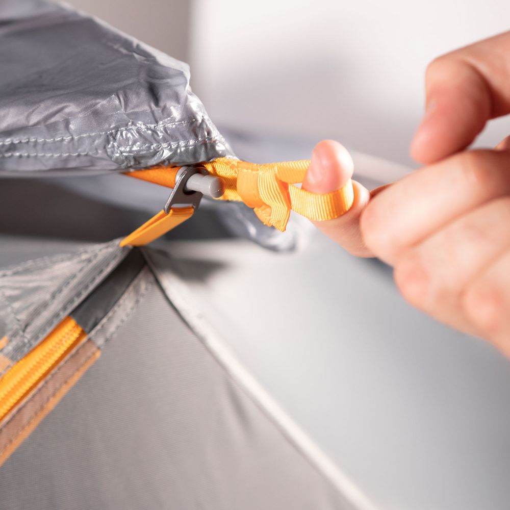 Палатка трекинговая Maxfield 2, серая с оранжевым / Миниатюра WWW (1000)