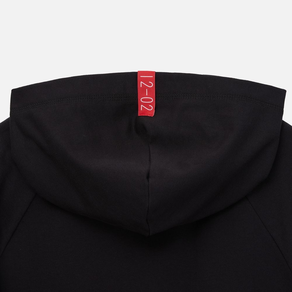 Лейбл тканевый Epsilon, S, красный / Миниатюра нанесения (1000)