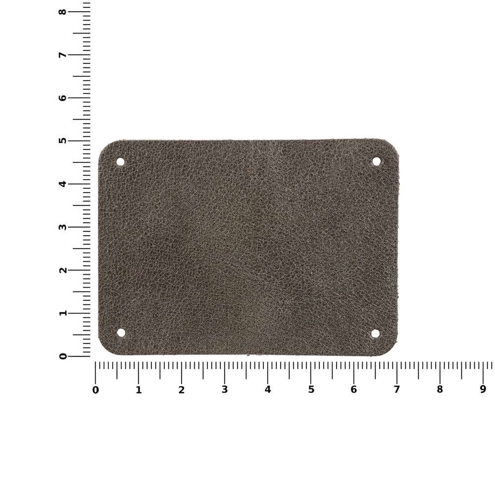 Лейбл кожаный Beta, XL, серый / Миниатюра WWW (1000)