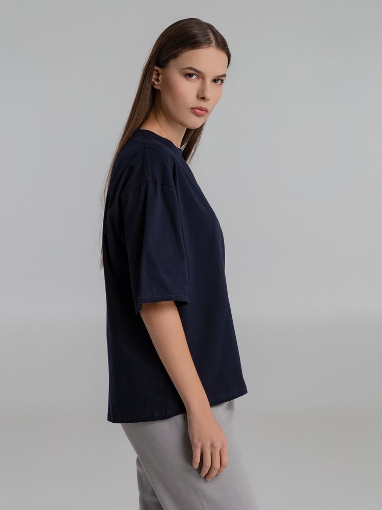 Футболка оверсайз Slope, темно-синяя / Миниатюра WWW (1000)