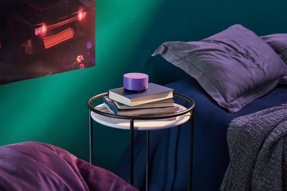 Умная колонка «Яндекс Станция Лайт», ультрафиолет / Миниатюра WWW (1000)