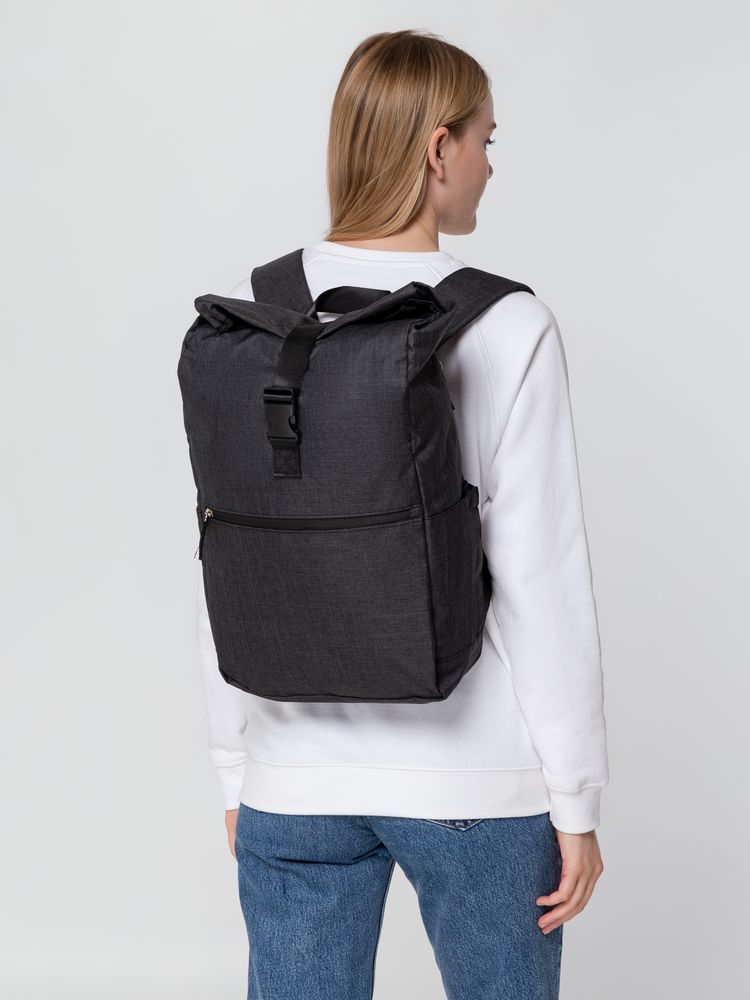 Рюкзак Packmate Roll, черный / Миниатюра WWW (1000)