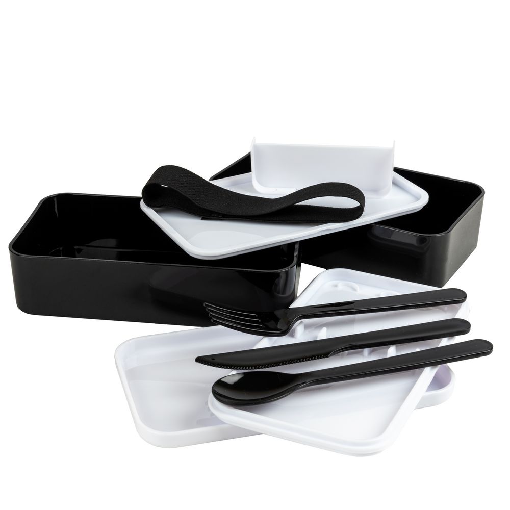 Ланчбокс Pure, черный / Миниатюра WWW (1000)