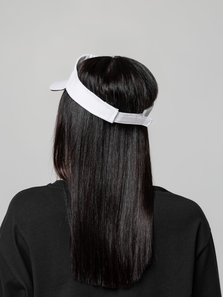 Козырек Active, белый с темно-синим кантом / Миниатюра WWW (1000)