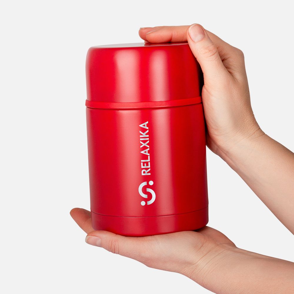 Термос для еды Relaxika 700, красный / Миниатюра WWW (1000)