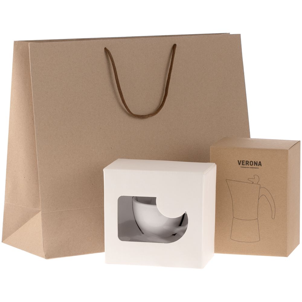 Набор для кофе Cozy Morning, белый с синим / Миниатюра WWW (1000)