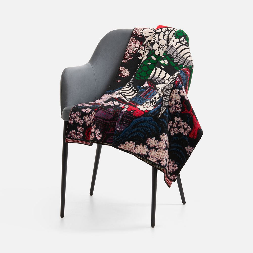 Плед Multicolor Net на заказ, S, акрил / Миниатюра WWW (1000)