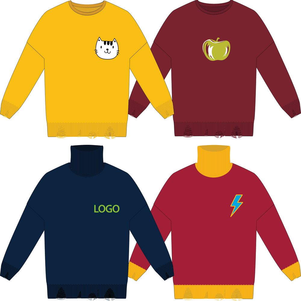 Свитер оверсайз Tricksy Net Grange на заказ, полушерсть / Миниатюра WWW (1000)