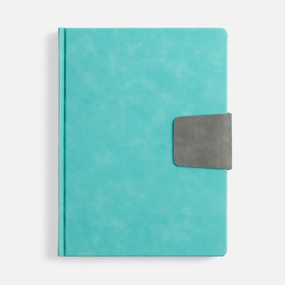 Ежедневник Grande Strap на заказ, датированный, бирюзовый / Миниатюра WWW (1000)