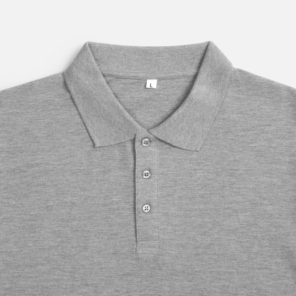 Рубашка поло унисекс Tervise, серый меланж / Миниатюра WWW (1000)