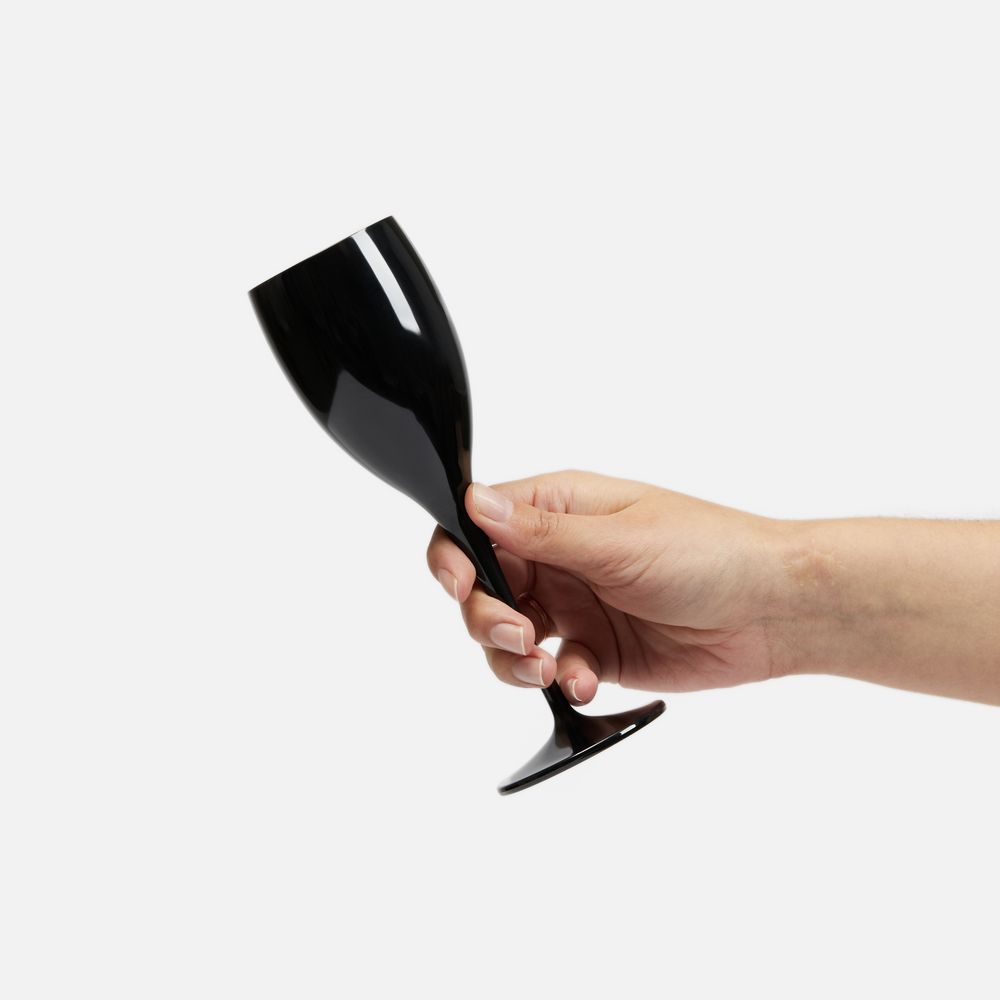 Бокал для шампанского Empresa, черный / Миниатюра WWW (1000)