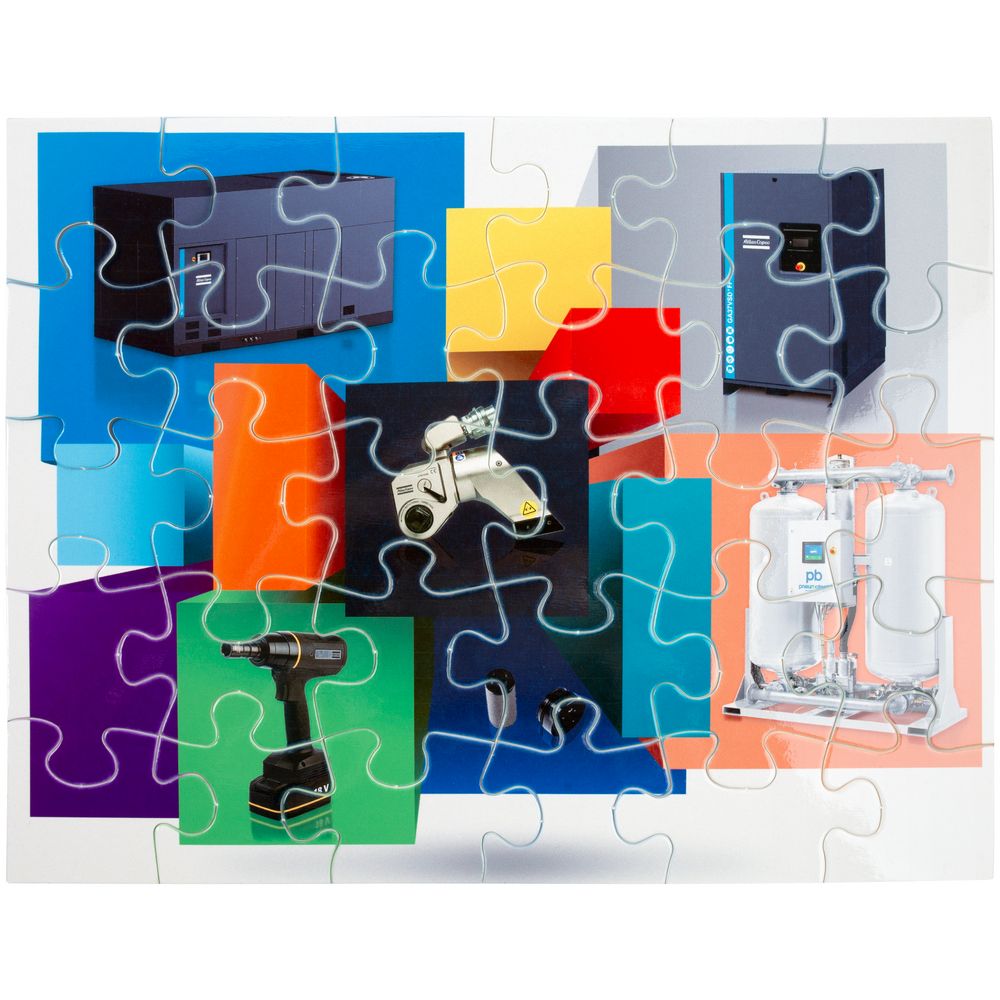 Пазл Tricky для сублимационной печати, белый / Миниатюра WWW (1000)