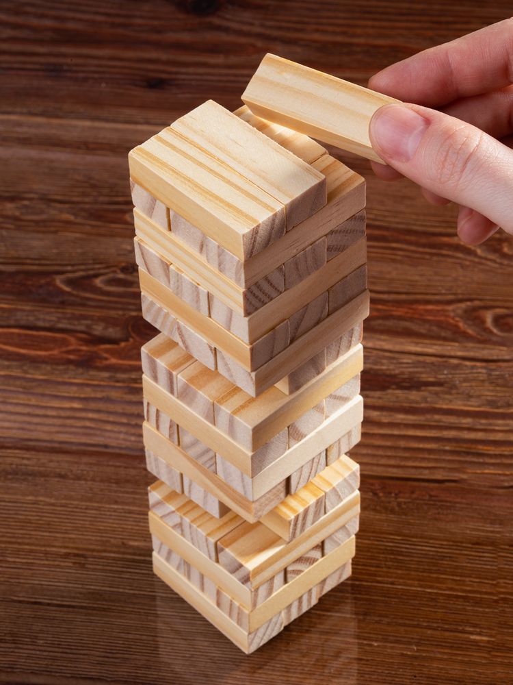 Игра «Деревянная башня мини» / Миниатюра WWW (1000)