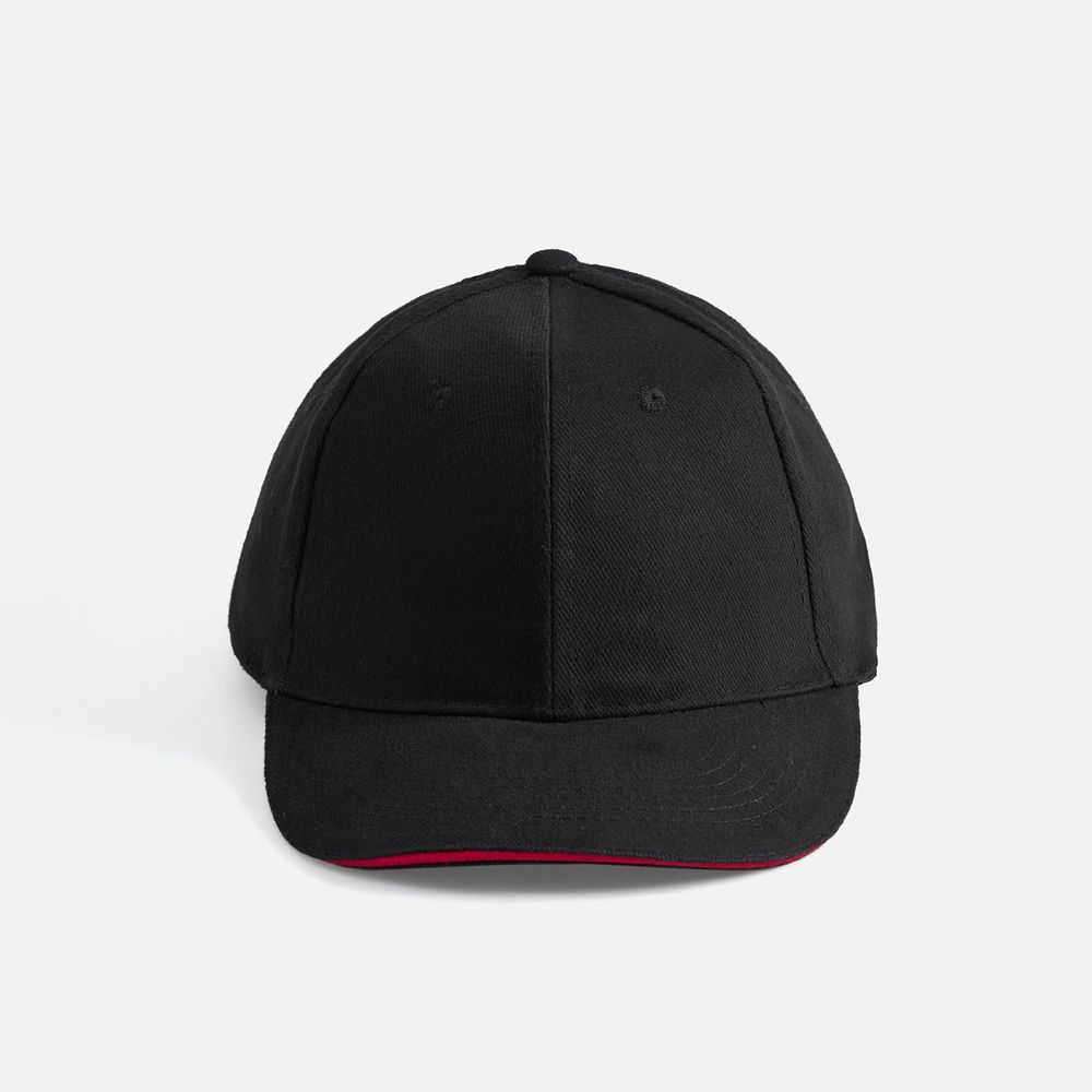 Бейсболка Buffalo, черная с красным / Миниатюра WWW (1000)