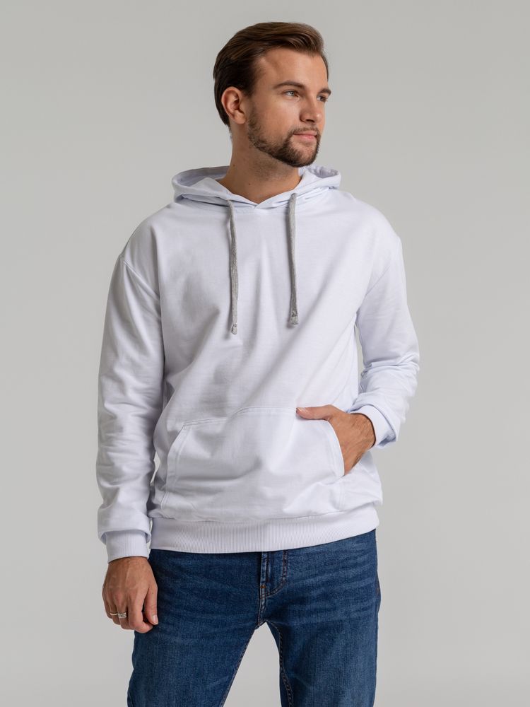 Толстовка с капюшоном Unit Kirenga, белая / Миниатюра WWW (1000)