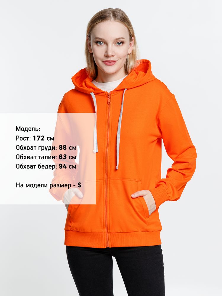 Толстовка на молнии с капюшоном Siverga, оранжевая / Миниатюра WWW (1000)