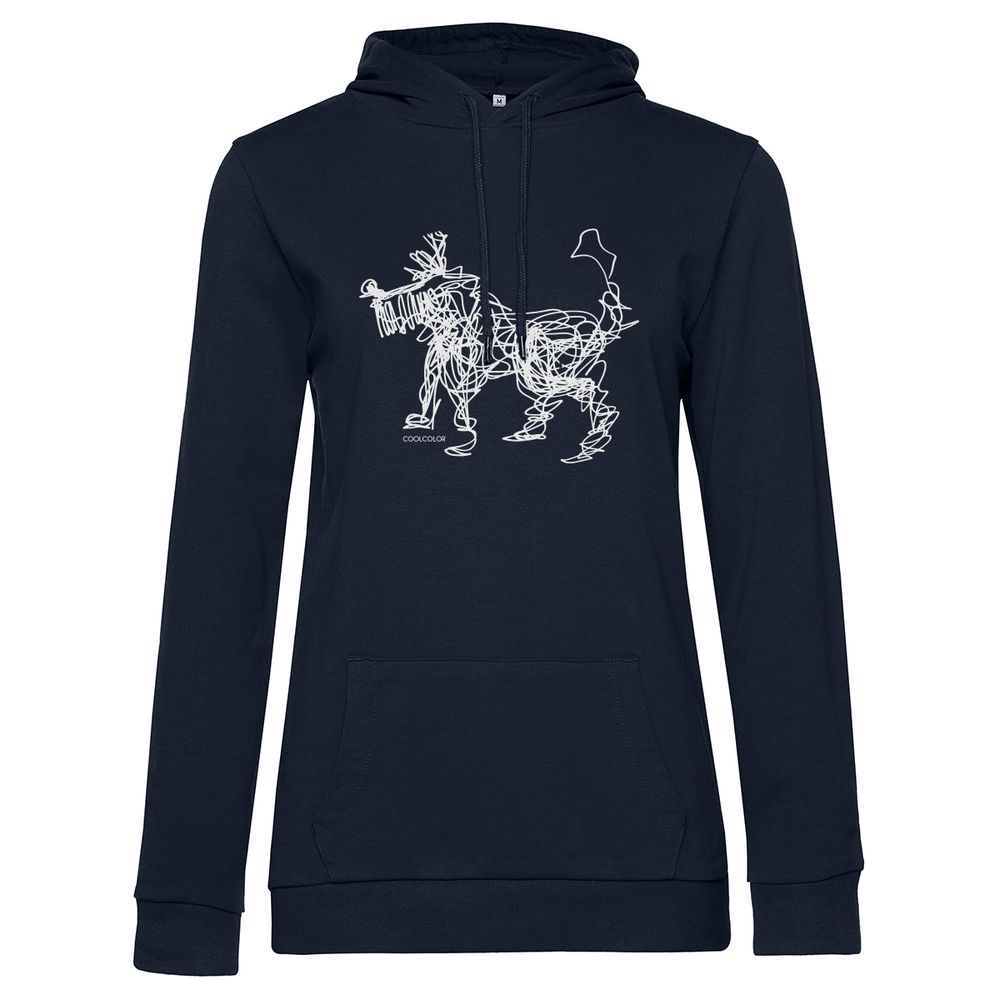 Худи «Собака Каляка», темно-синее / Миниатюра WWW (1000)