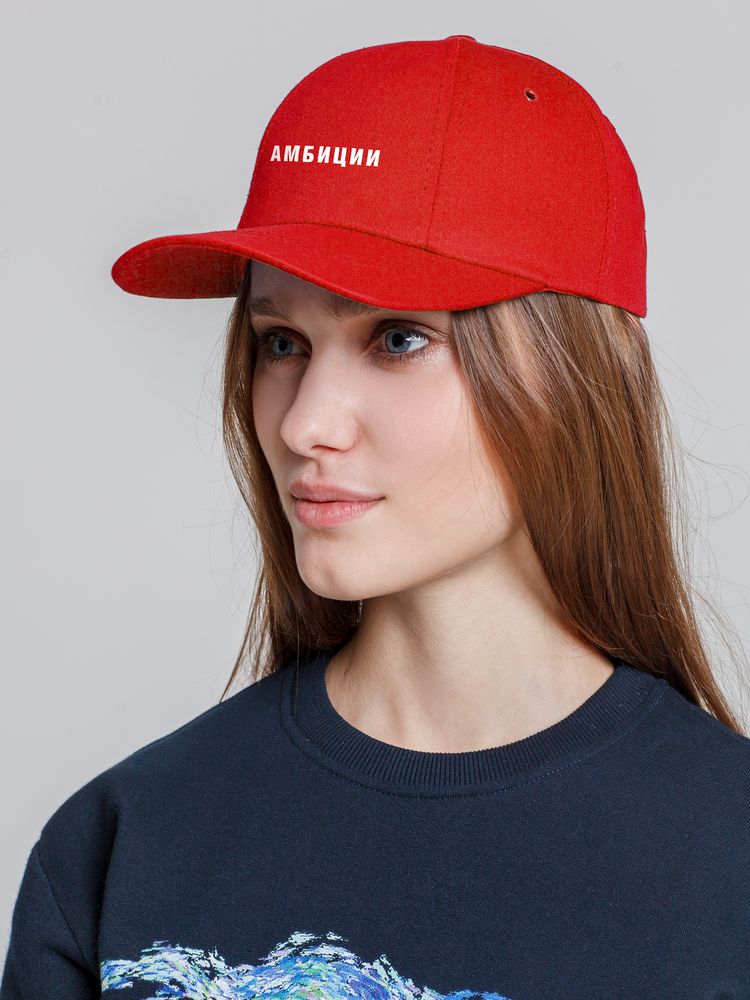 Бейсболка «Амбиции», красная / Миниатюра WWW (1000)