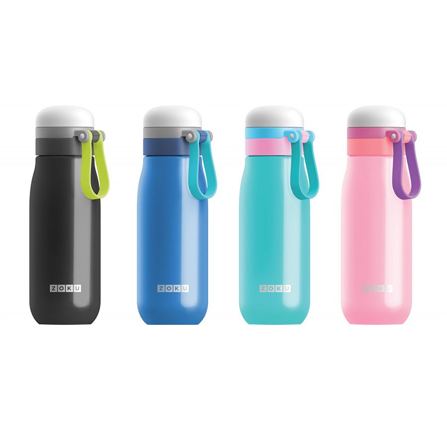 Вакуумная бутылка для воды Zoku, черная / Миниатюра WWW (1000)