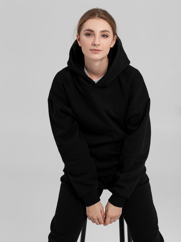 Худи Kulonga Oversize ver.1, черное / Миниатюра WWW (1000)