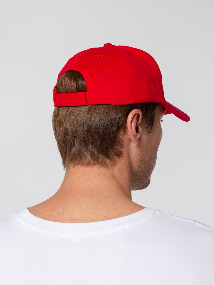 Бейсболка Promo, красная / Миниатюра WWW (1000)