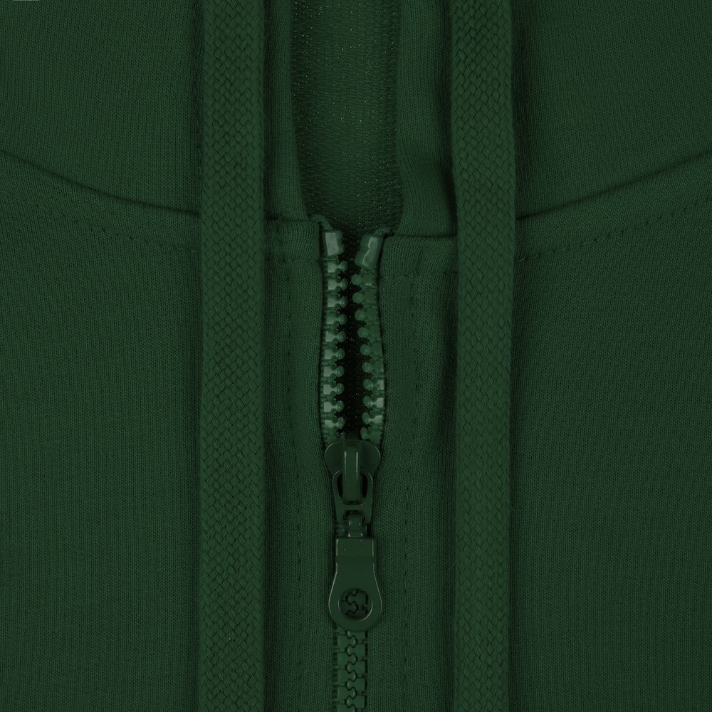 Толстовка на молнии с капюшоном Siverga 2.0, темно-зеленая / Миниатюра WWW (1000)