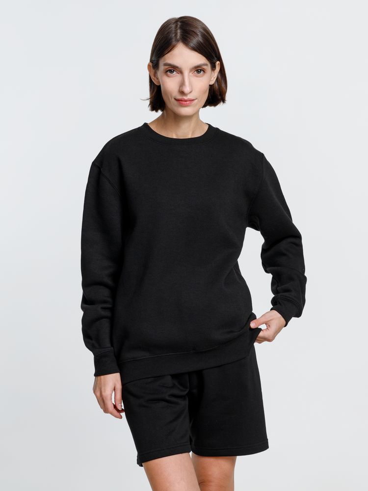 Свитшот унисекс Delta, черный / Миниатюра WWW (1000)