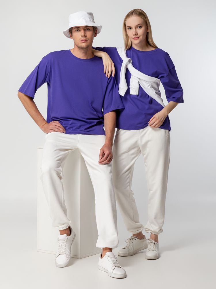 Футболка унисекс оверсайз Street Vibes, фиолетовая / Миниатюра WWW (1000)