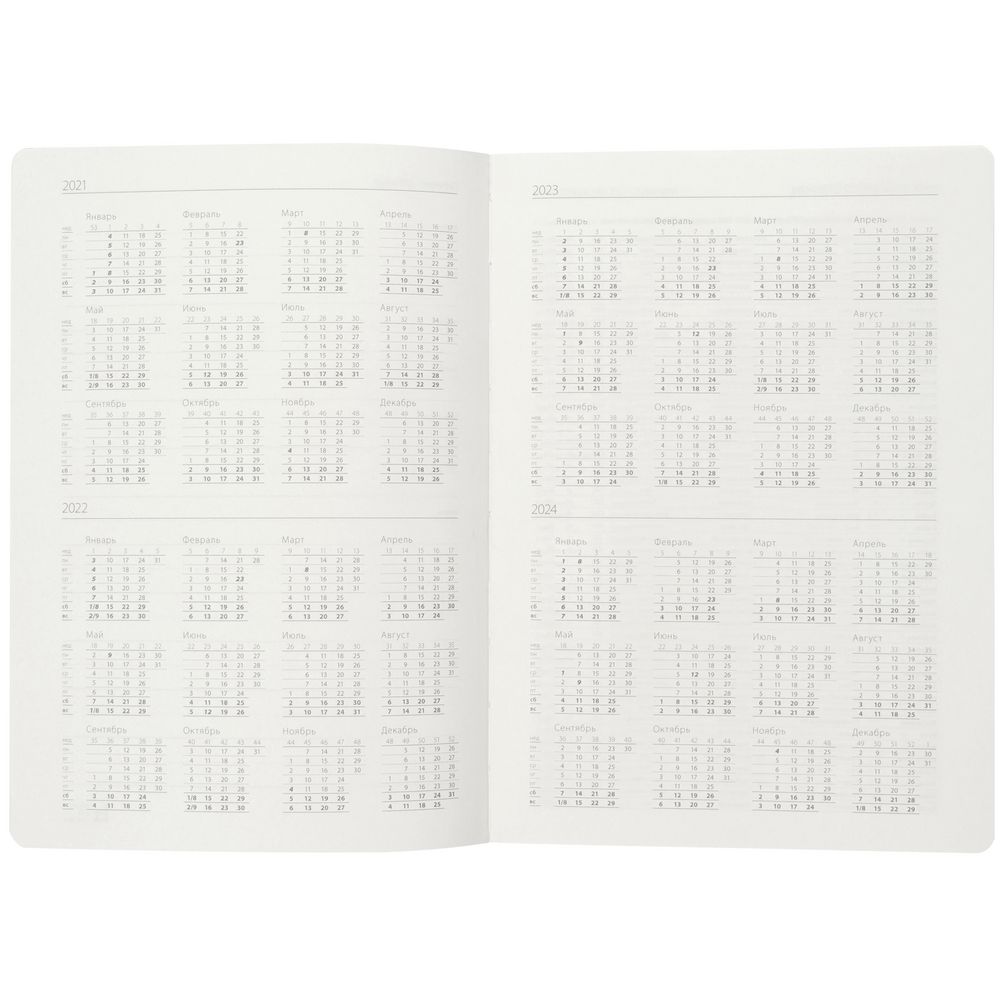 Ежедневник Flex Shall, датированный, черный / Миниатюра WWW (1000)