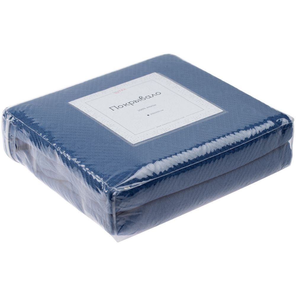 Покрывало Attic, синее (джинс) / Миниатюра WWW (1000)