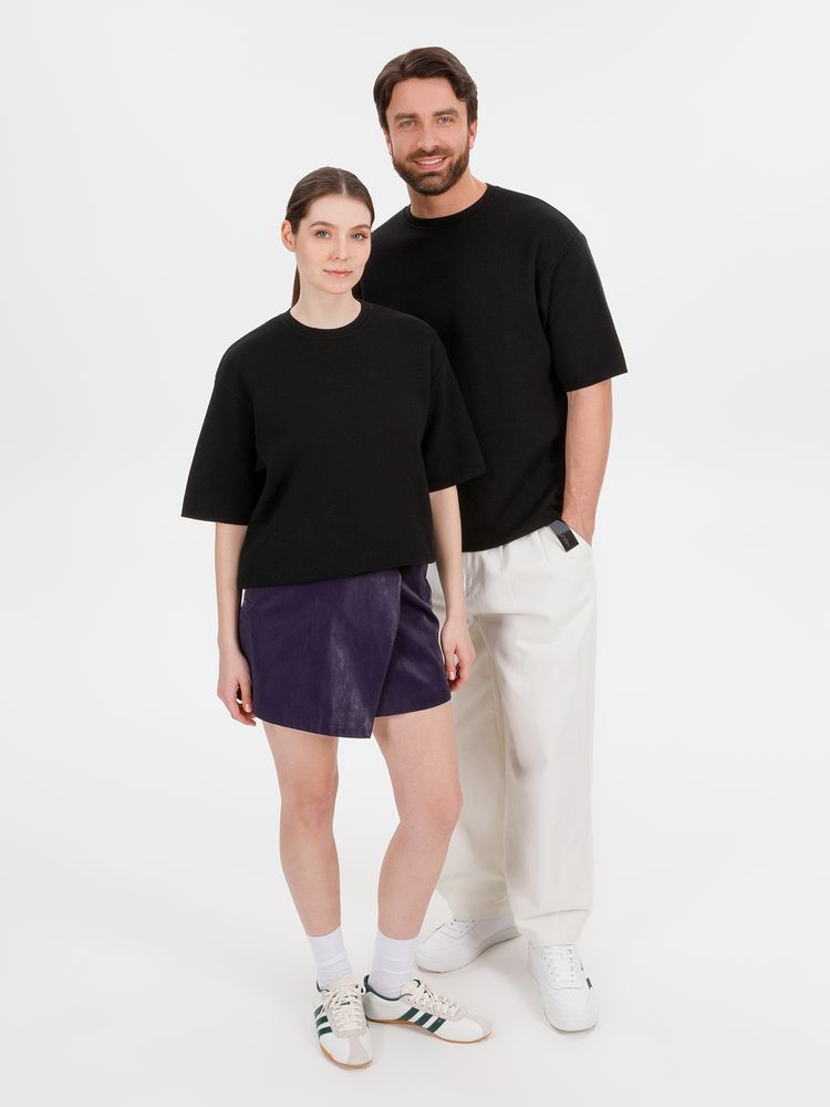 Джемпер с коротким рукавом Siluetti Volumica, черный / Миниатюра WWW (1000)