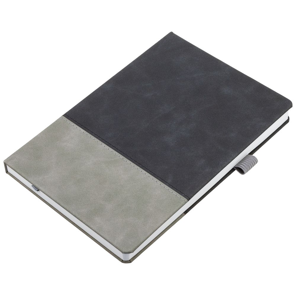 Ежедневник Horizon, недатированный, серый с черным / Миниатюра WWW (1000)